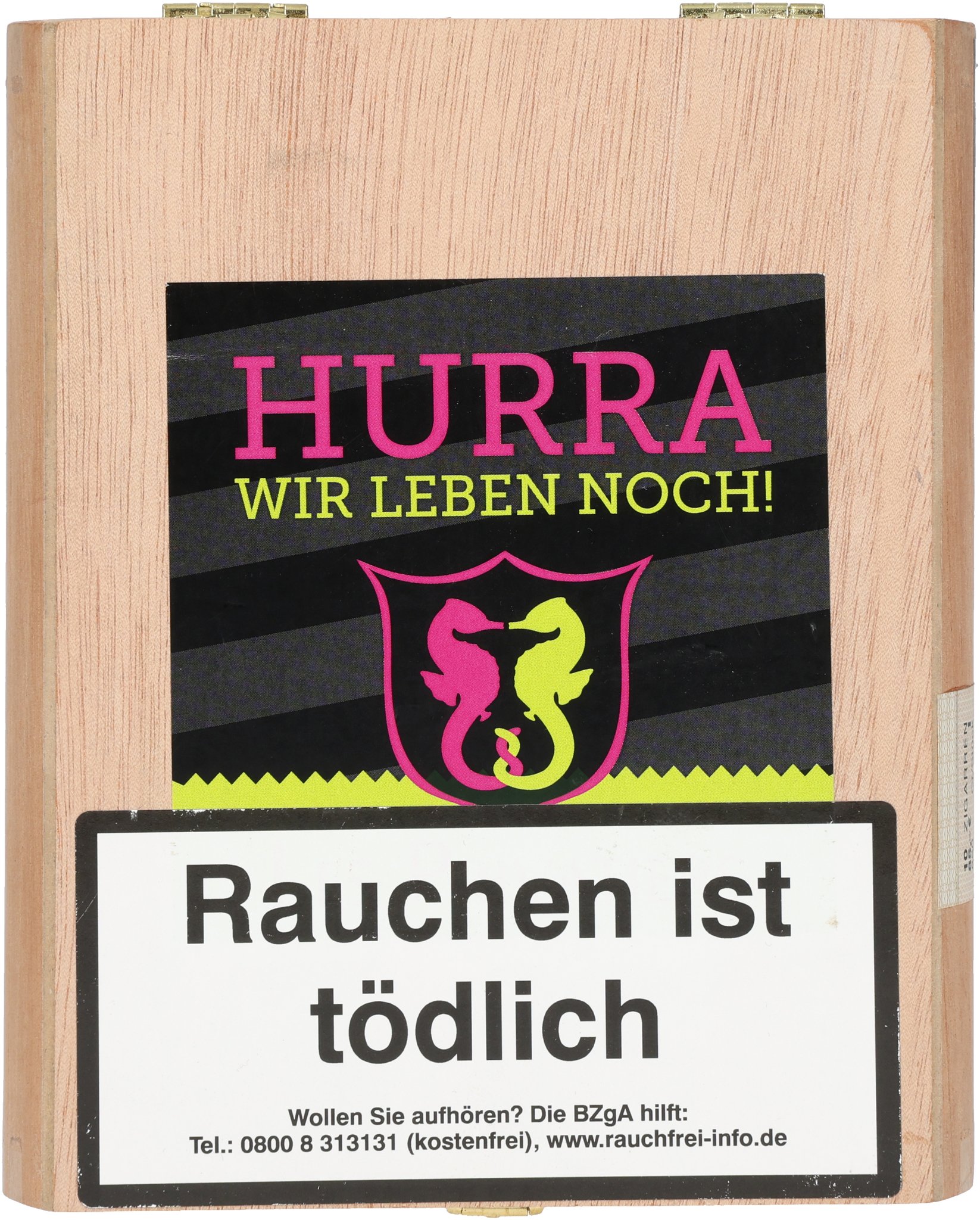 Hurra Robusto box front