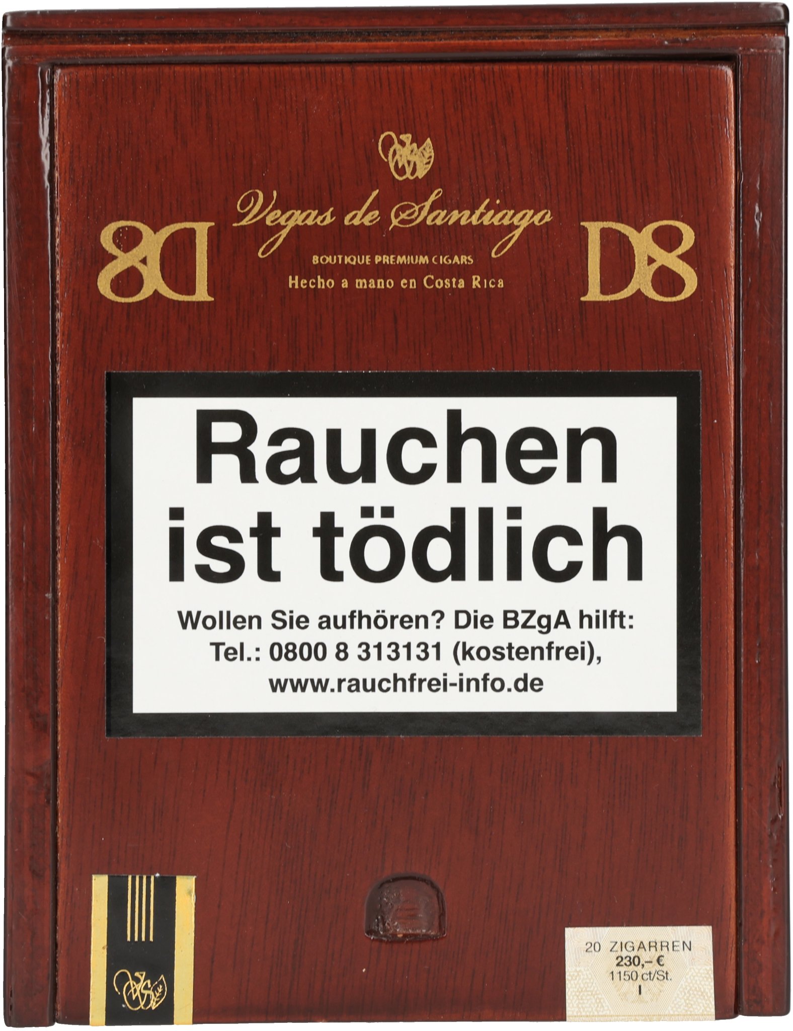 D8 Maduro Robusto box front