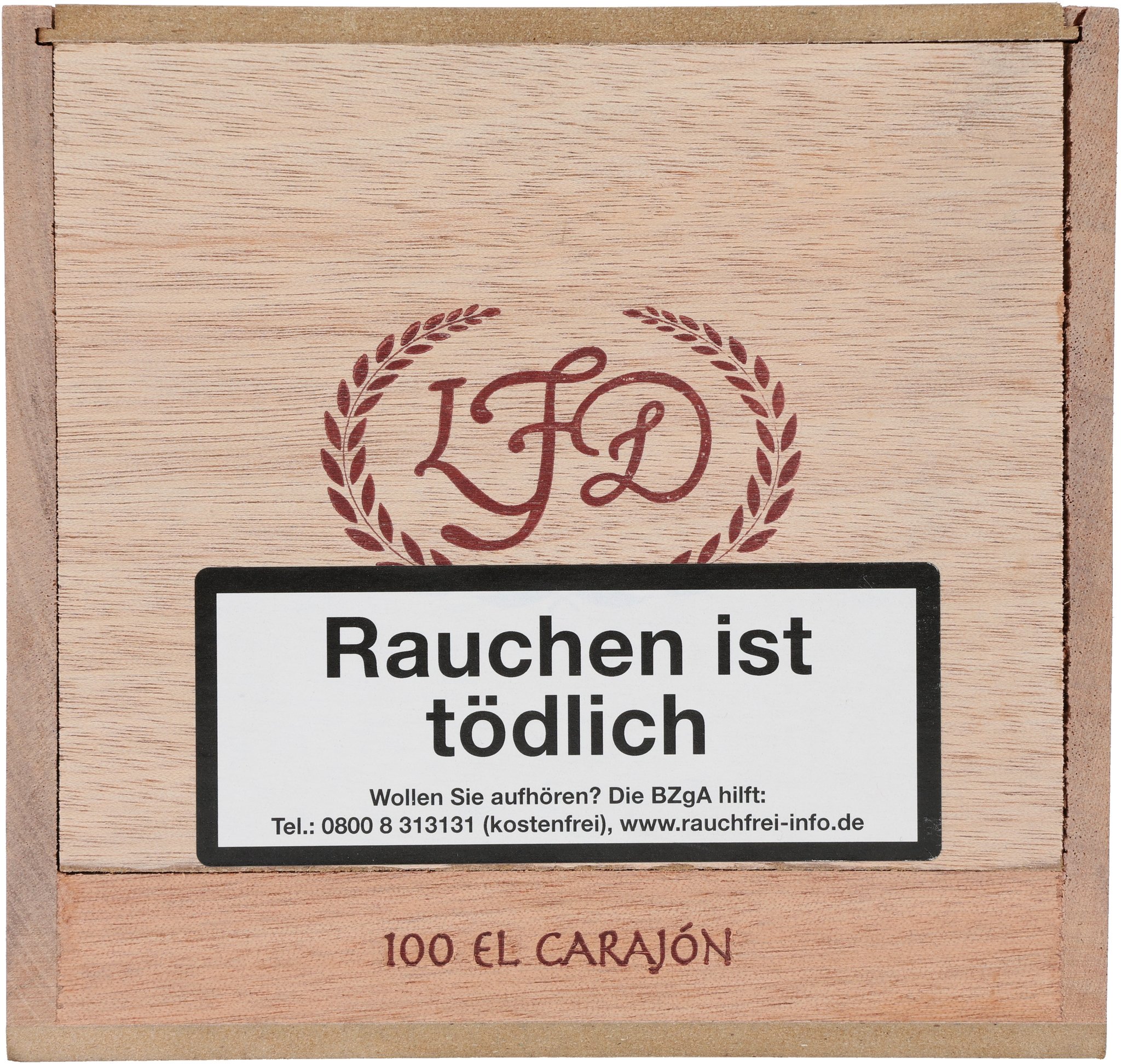 El Carajon box front