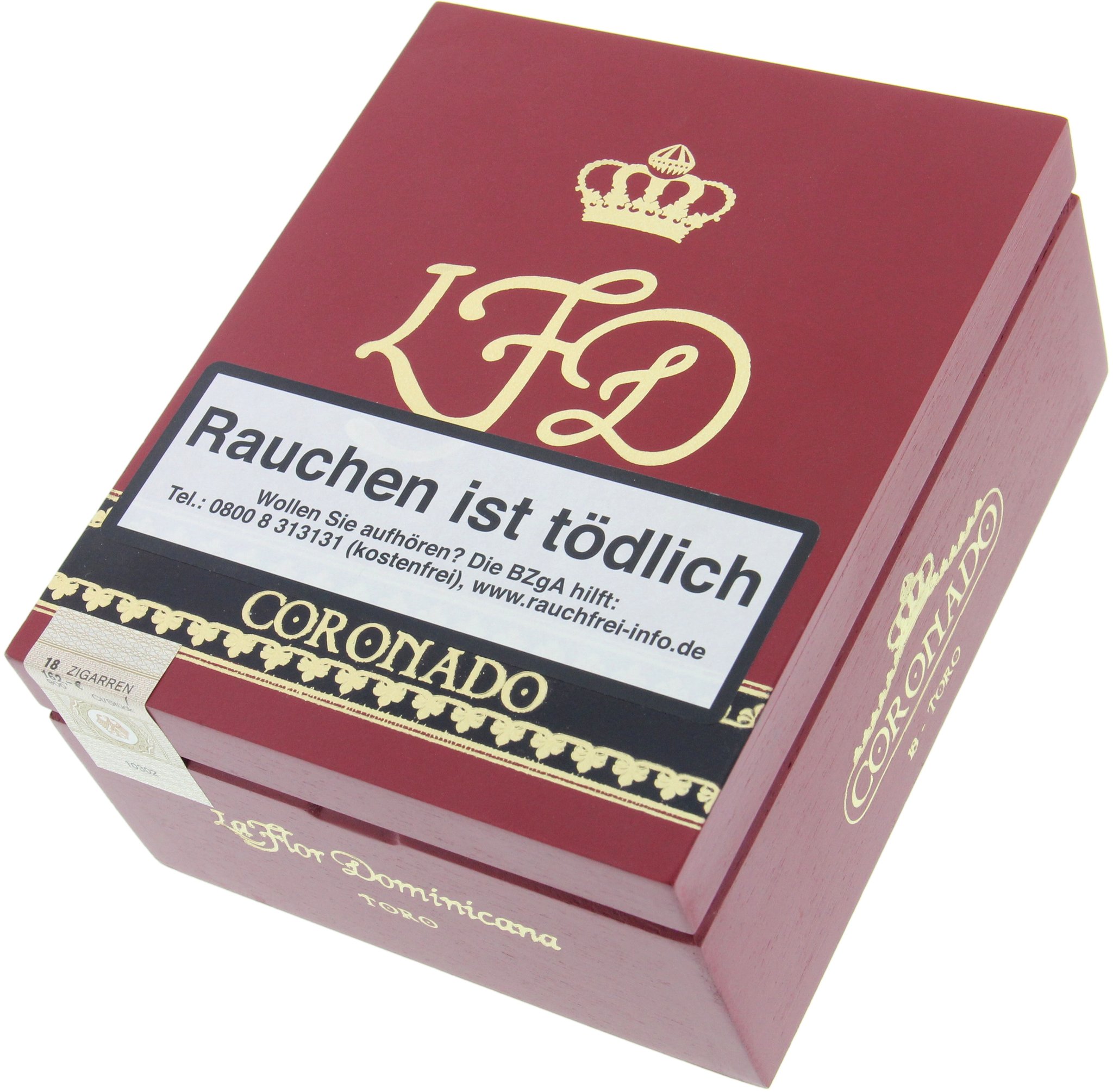 La Flor Dominicana Coronado Toro Kiste