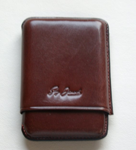 Guy Janot Cigarrenetui Domingo Braun  6er Cigarillo-Etui 8072