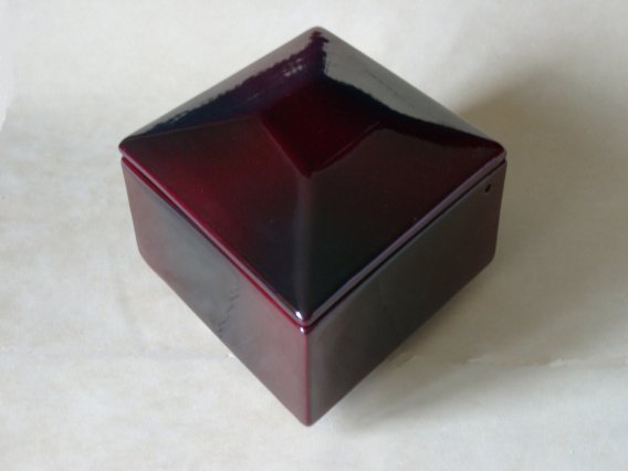 Guy Janot Geo Keramik Tabaktopf Raute Bordeaux 11007