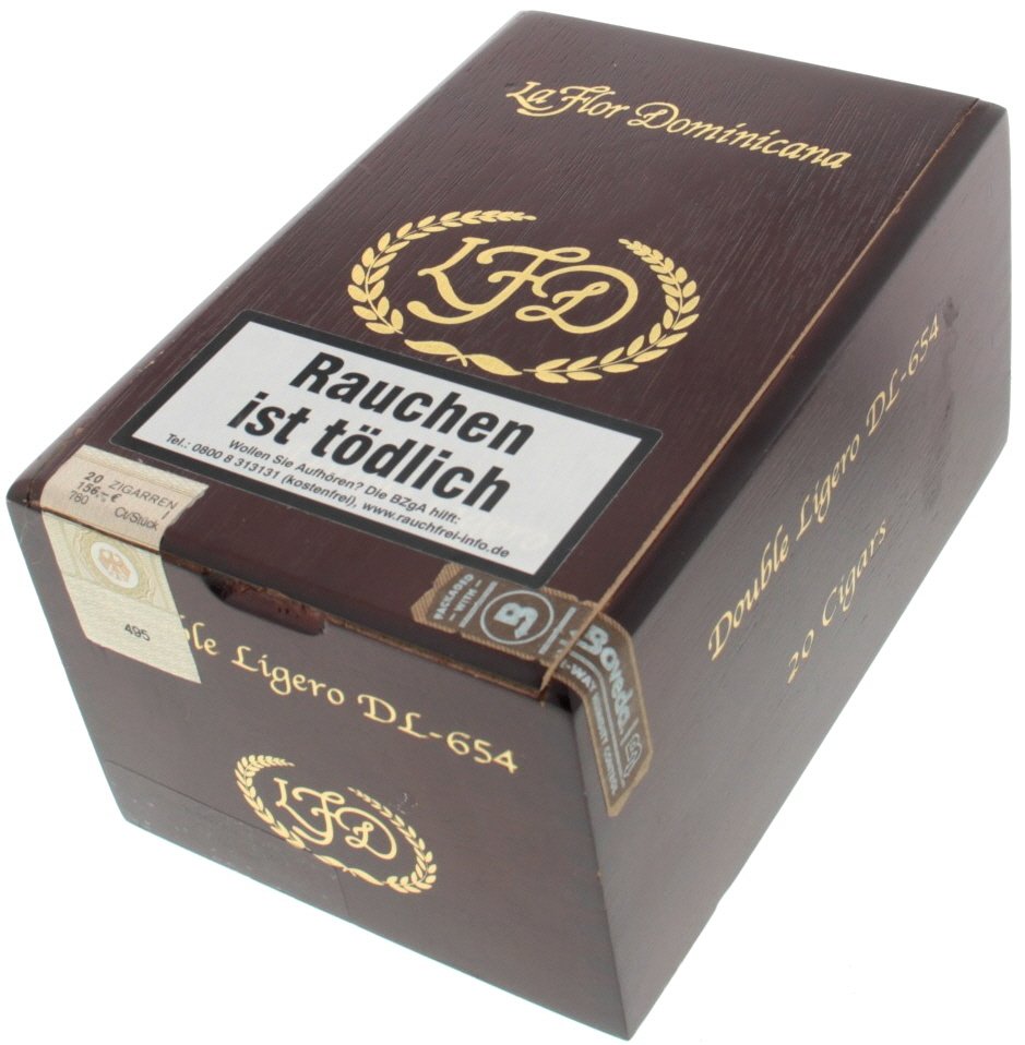 La Flor Dominicana Double Ligero DL654 Kiste
