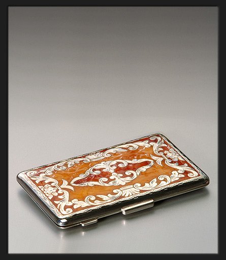 Linea Epoque Antique Zigarilloetui Zigarilloetui Gelb (1943G)