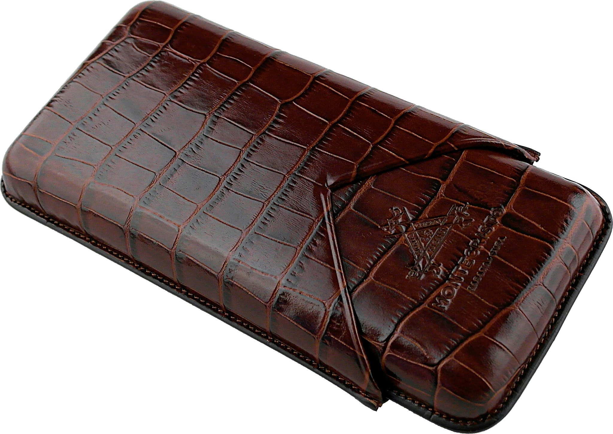 Montecristo Etui braun 3er Lederetui (6397500)