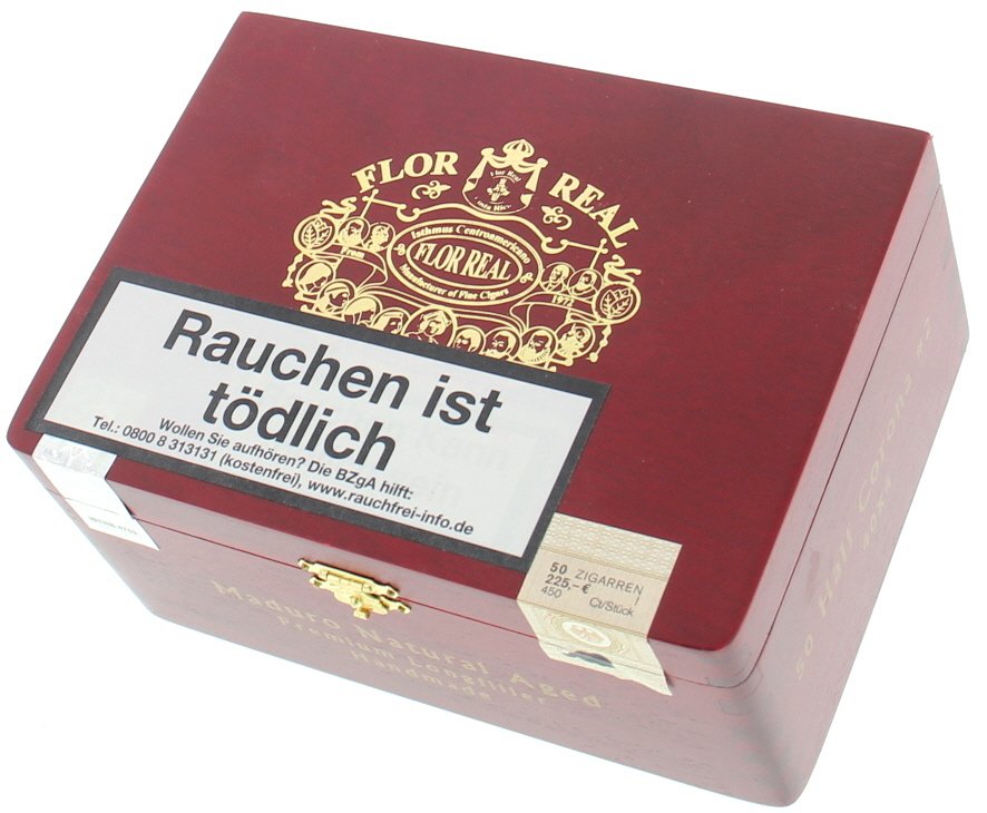 Flor Real Maduro No. 2 Natural - (Half Corona) 50er Kiste