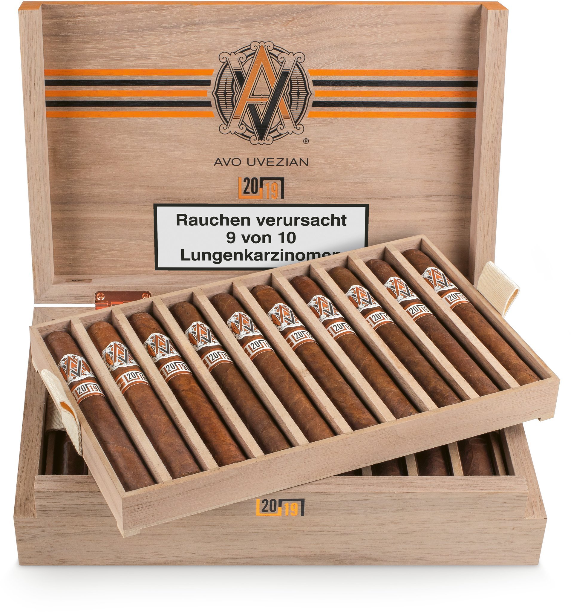 AVO Limited Editions 2019 Toro Kiste Verpackung offen Detailbild