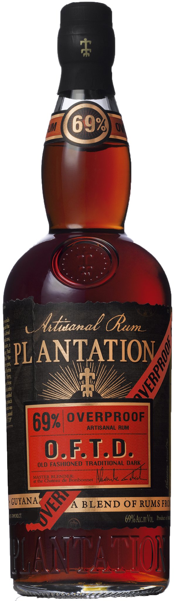 Plantation Rum Overproof OFTD 69 Guyana- Jamaica-Barbados