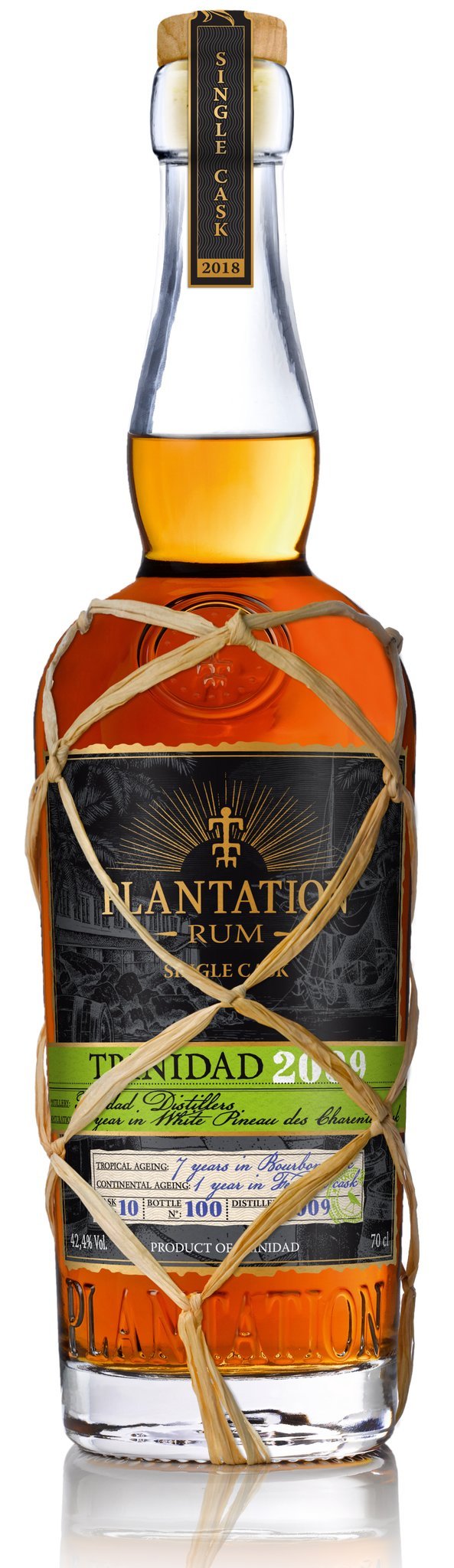 Plantation Rum Trinidad 2009 Single Cask Edt. 2018 (0,7 l  42,4 % vol.)