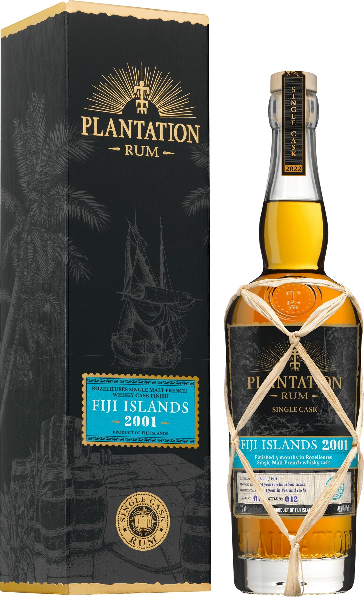 Plantation Rum Single Cask Collection Fiji Islands 2001