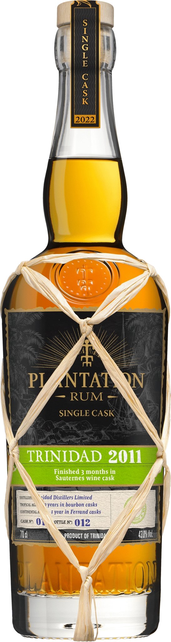 Plantation Rum Single Cask Collection Trinidad 2011 Flasche