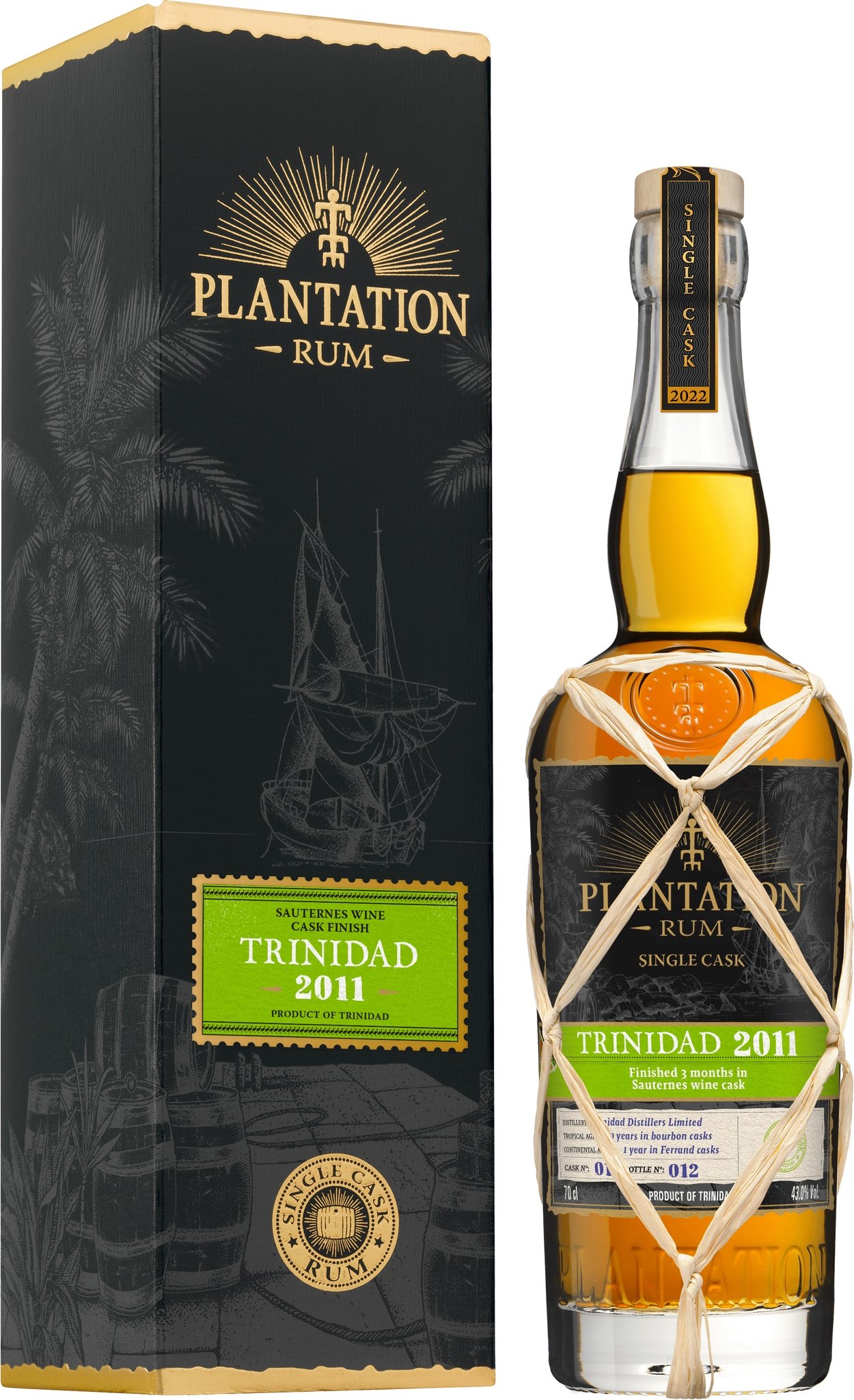 Plantation Rum Single Cask Collection Trinidad 2011