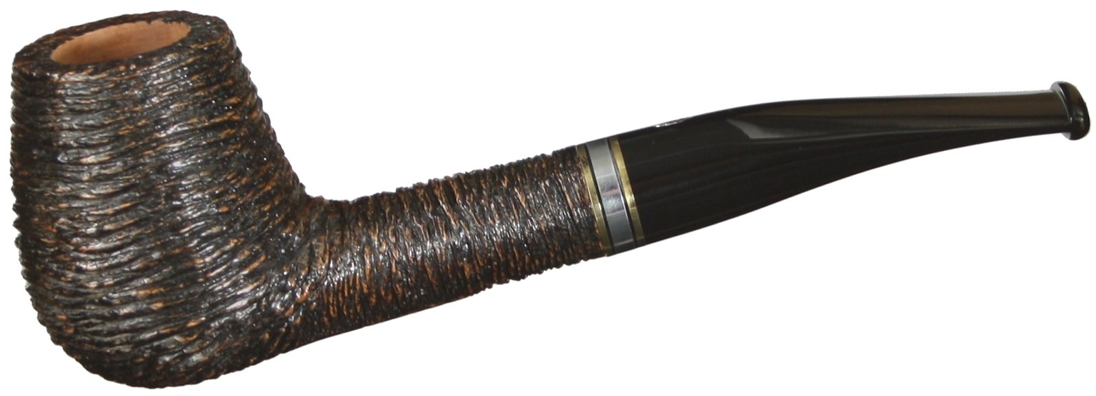 Savinelli Piazza di Spagna Rustiziert Modell 145