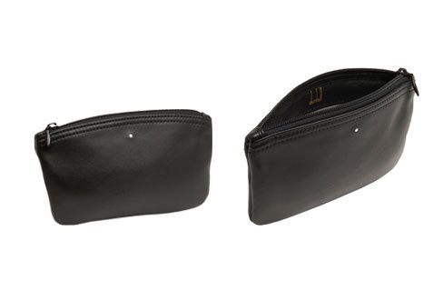 Alfred Dunhill The White Spot Leder Etuis Zip Pouch (PA2003)