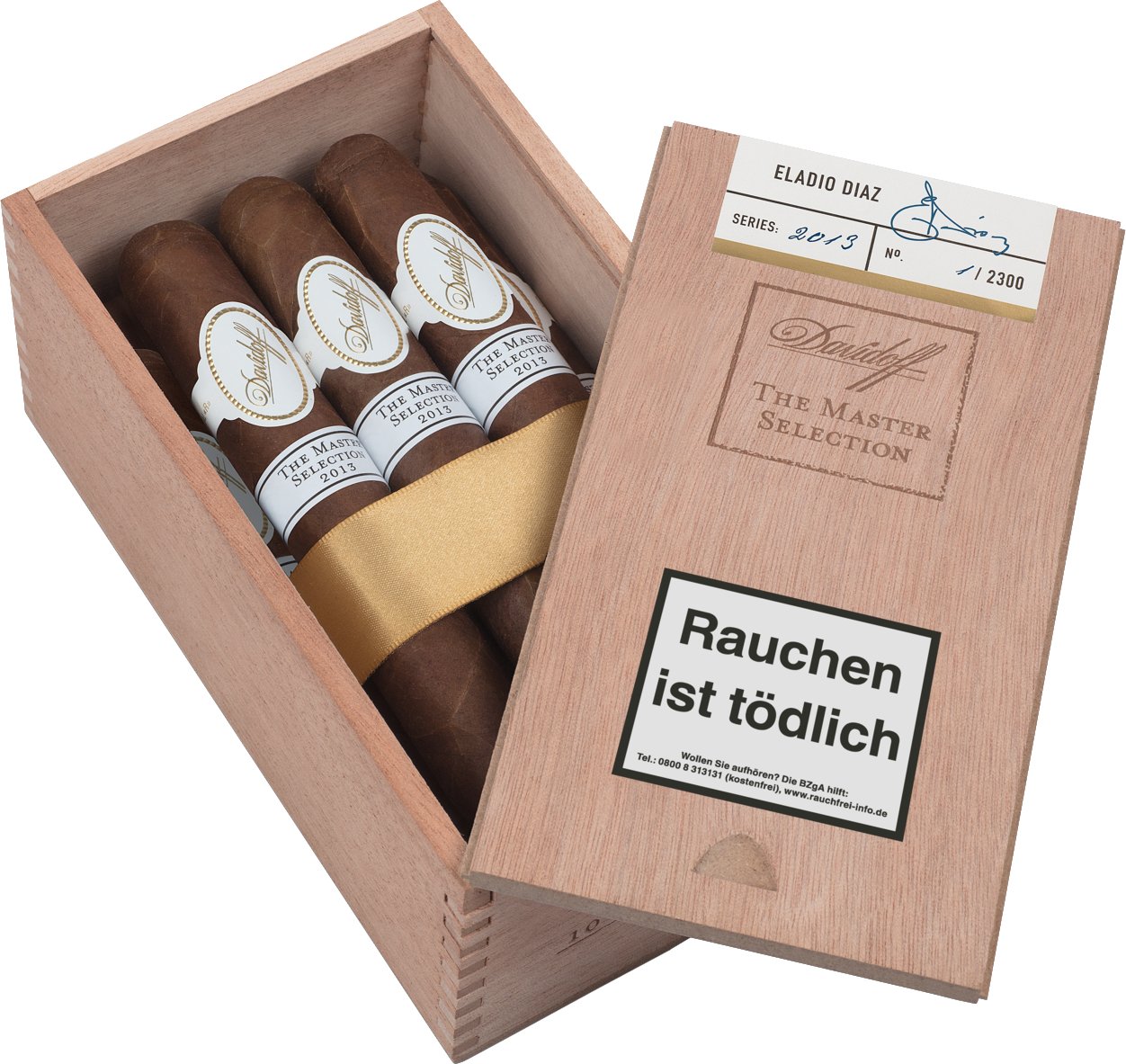 Davidoff Limited Editions Master Selection 2013 offen Detailbild