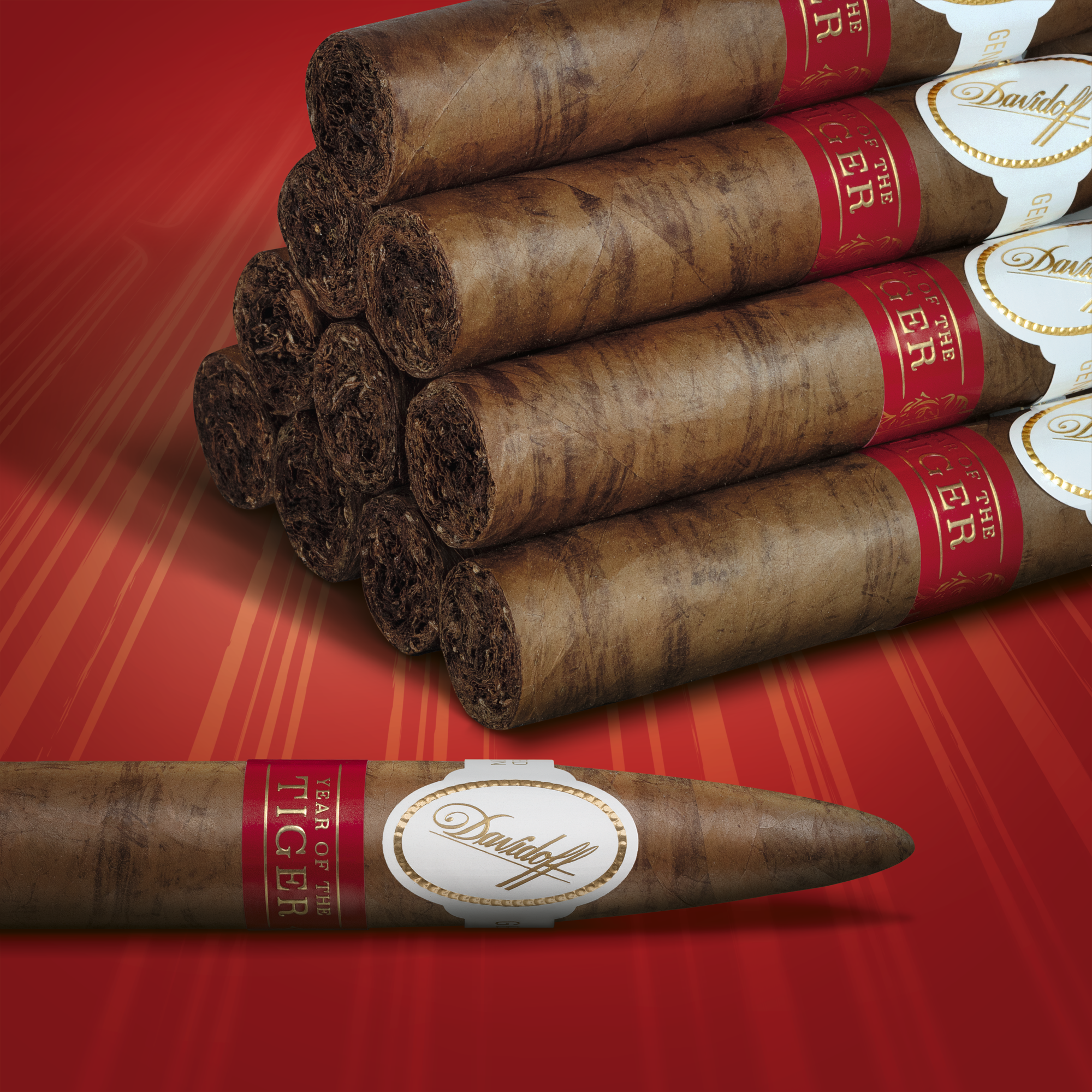 Davidoff Limited Editions Year of the Tiger 2022 (Piramides) Stimmungsbild 3