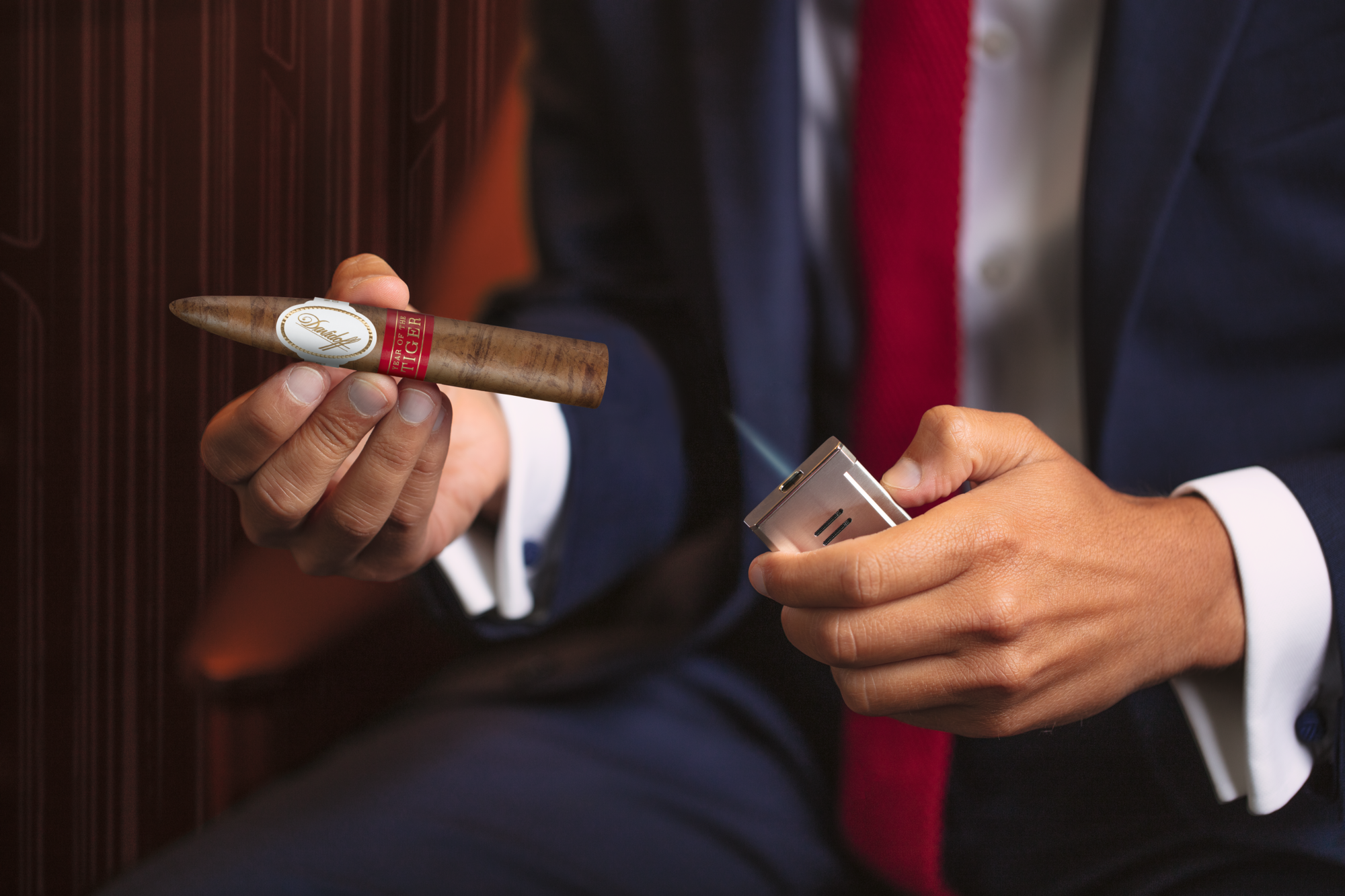 Davidoff Limited Editions Year of the Tiger 2022 (Piramides) Stimmungsbild 2