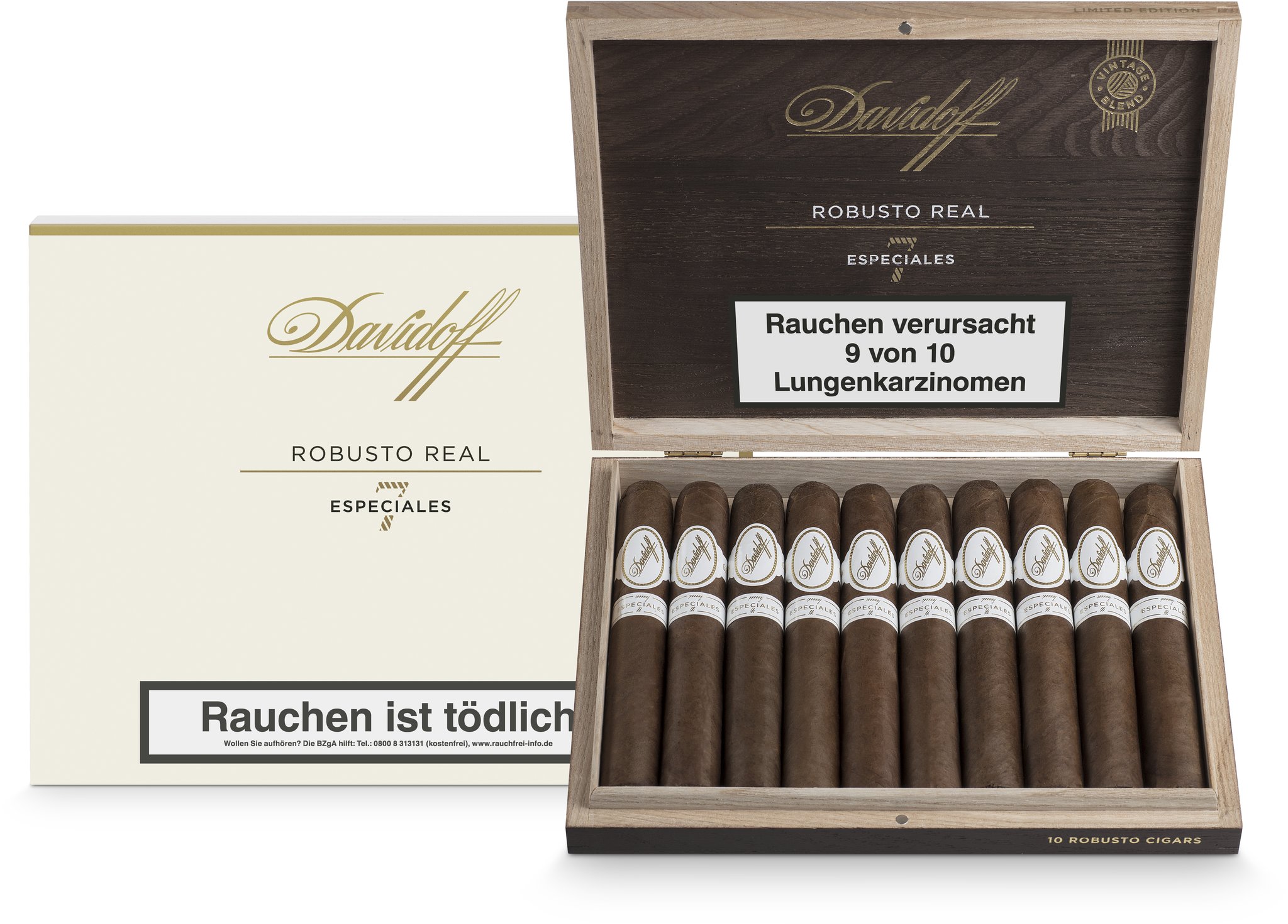 Davidoff Limited Editions Robusto Real Limited Edition 2004 Detailbild Kiste