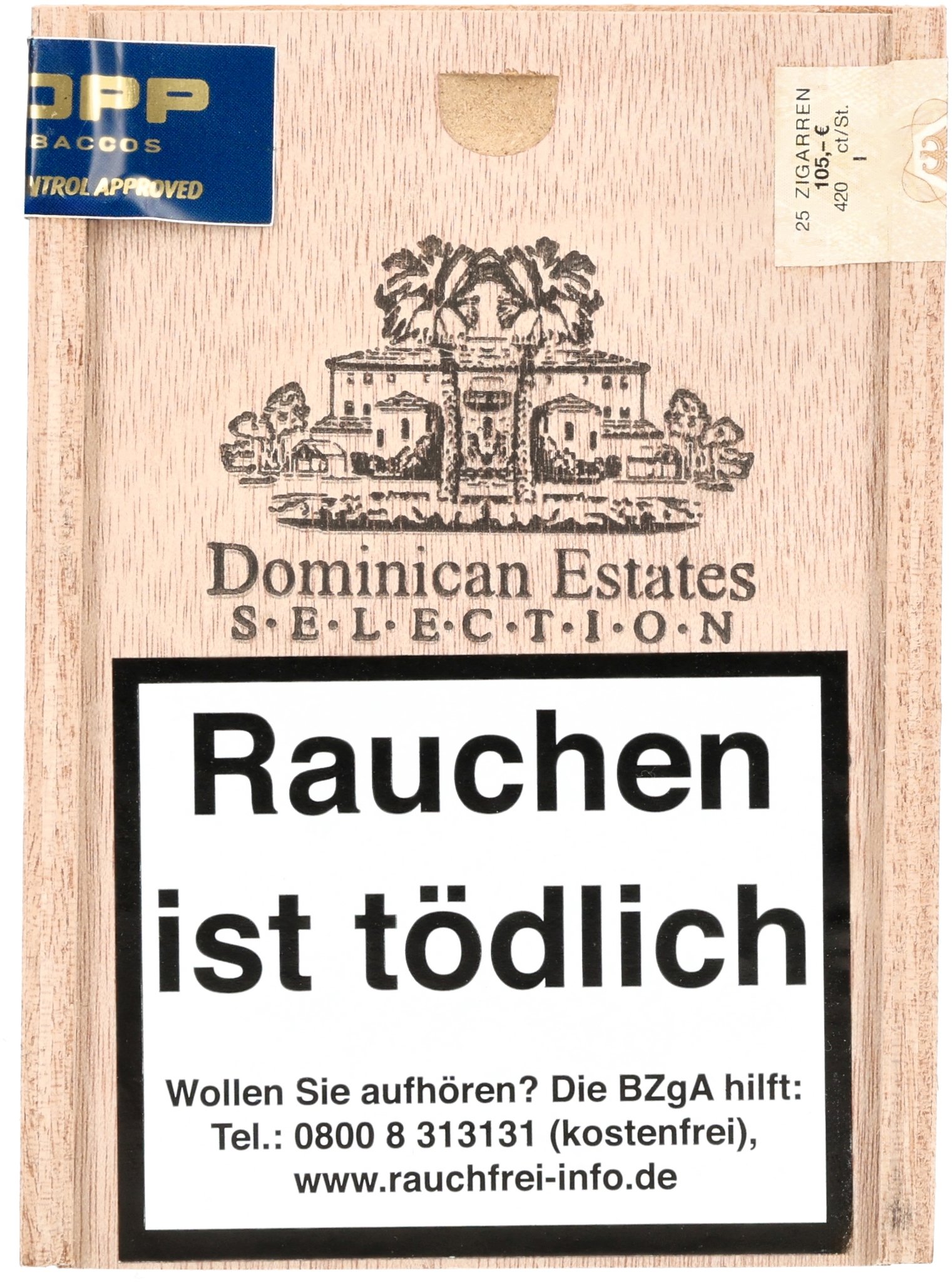 Dominican Estates Petit Corona_Kiste Profil