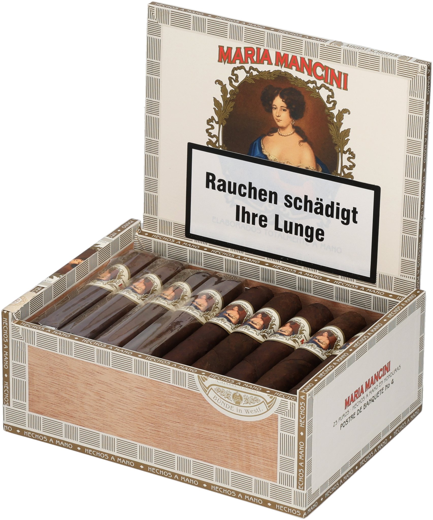 No. 4 Half Corona Kiste offen