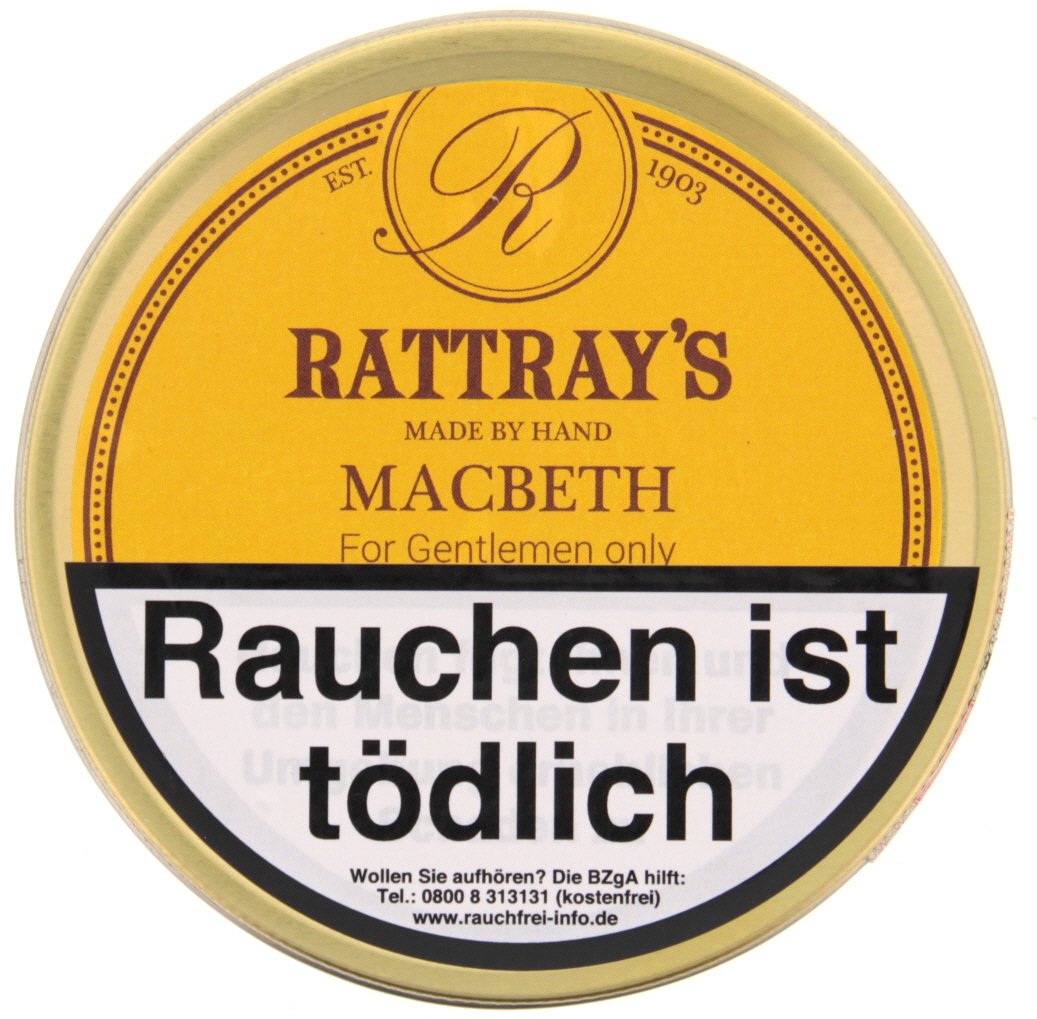 Rattray's British Line Pfeifentabak Macbeth 50g Dose