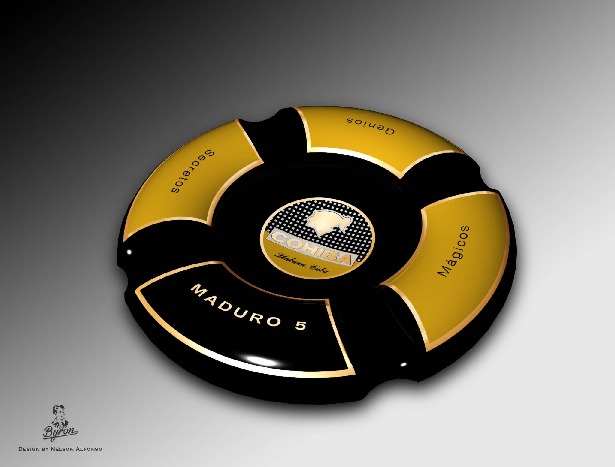 Cohiba Ascher  Maduro 5 Zigarrenascher (6999550)