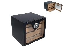 Classic Humidor Lack schwarz (92000) mit Schwammbefeuchter