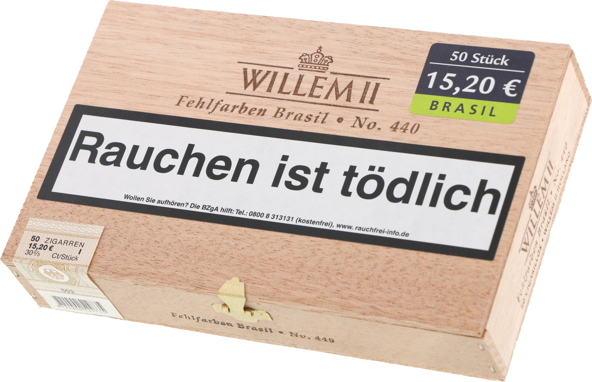 Willem II Fehlfarben No. 440 Brasil (50er Packung)