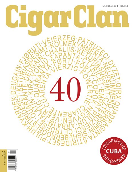 Cigar Clan Ausgabe 1/2013 (40. Ausgabe)