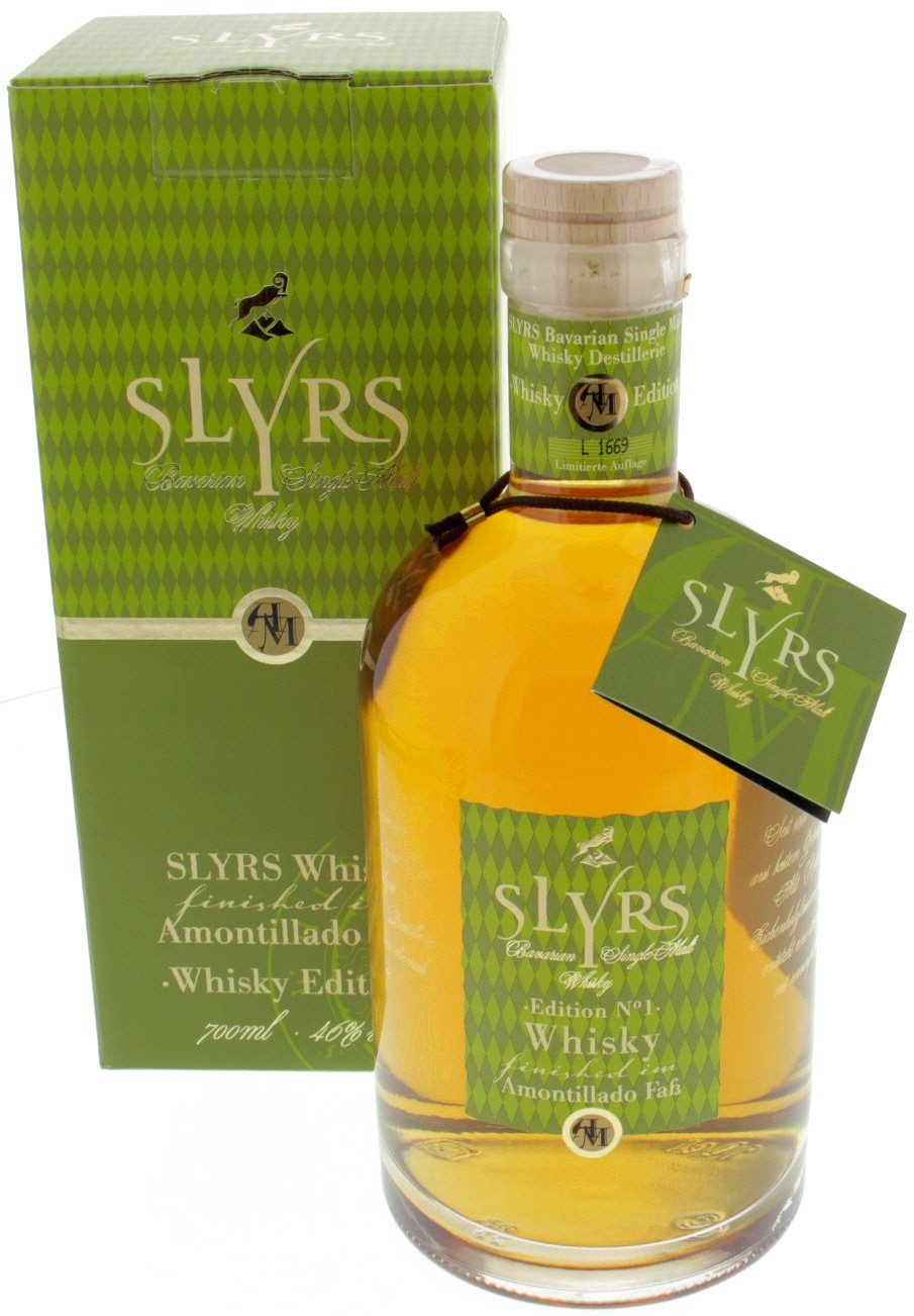 Slyrs Bavarian Single Malt Whisky Amontillado - 0,7 Ltr. mit Verpackung