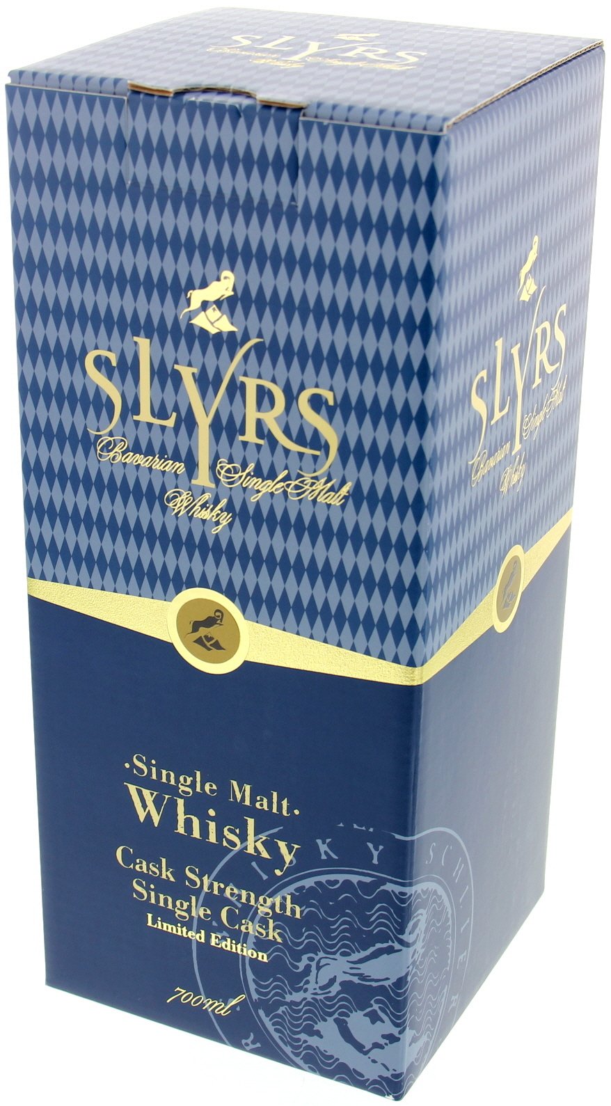 Slyrs Bavarian Single Malt Whisky Fassstärke 2014/2017 Classic Verpackung