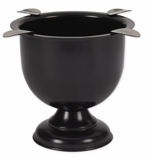 Tuttofumo Stinky Ashtray Color Stinky Tall matt Schwarz (mit 4 Ablagen)