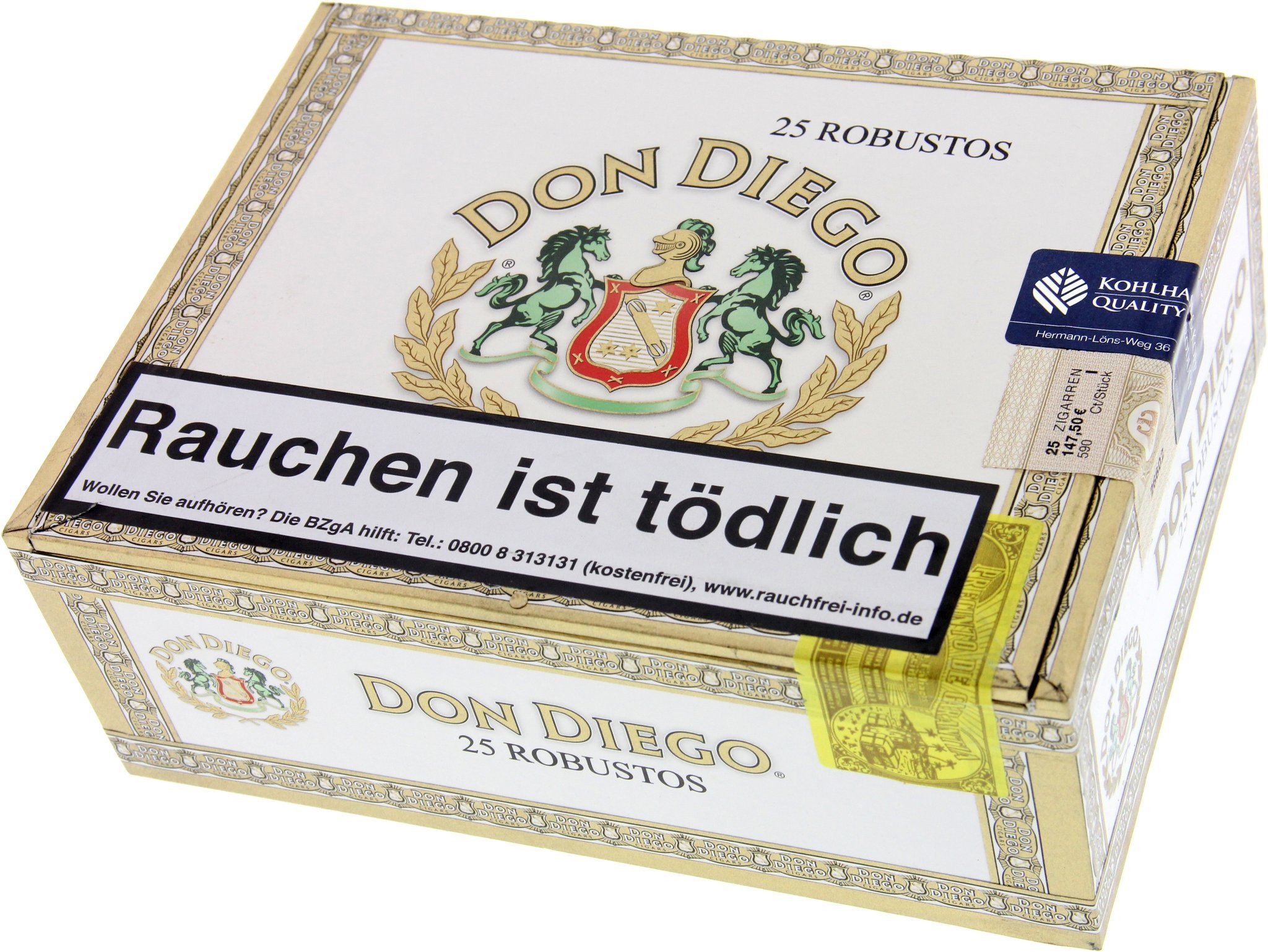 Don Diego Classic Robustos Kiste