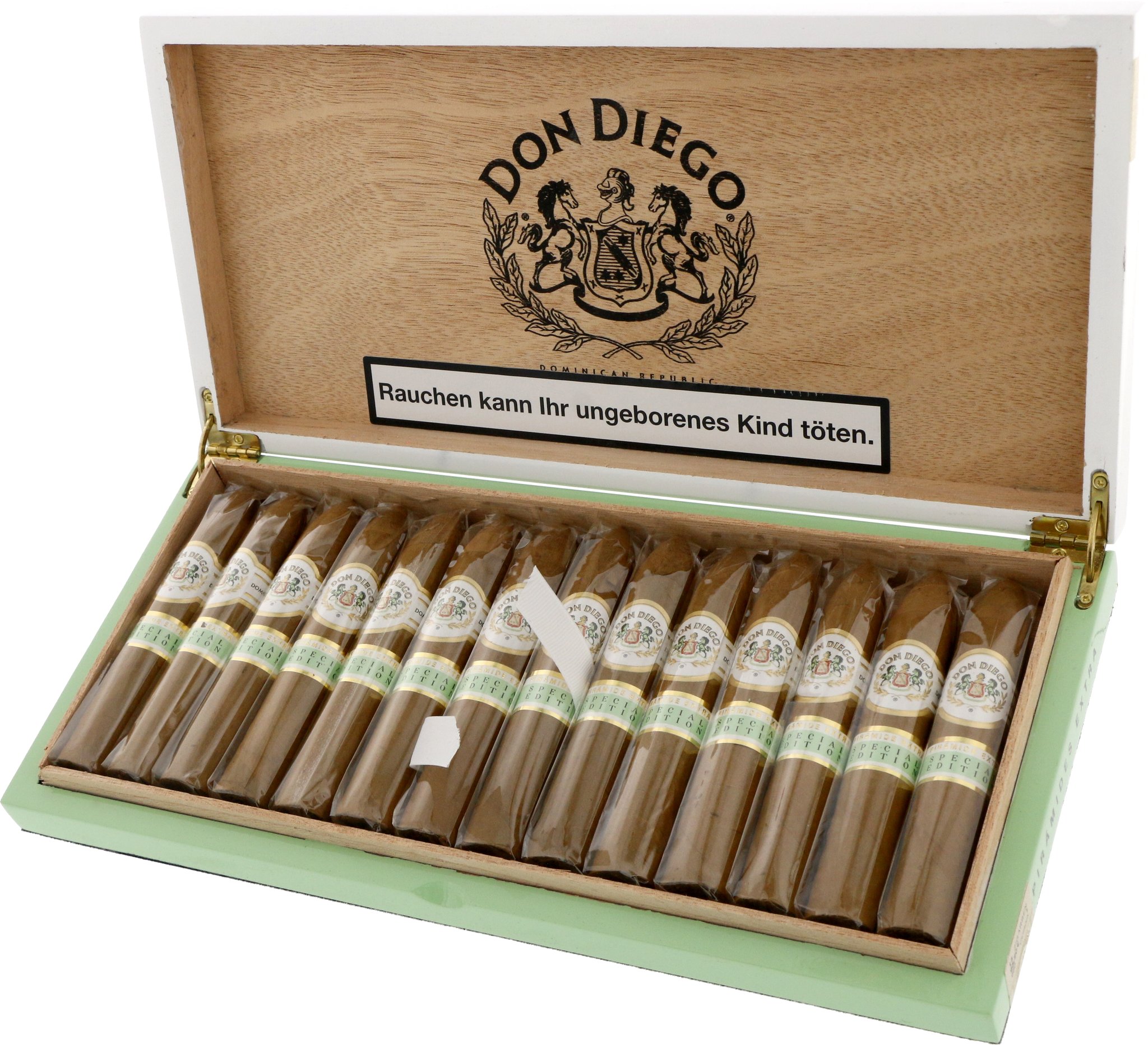 Don Diego Classic Special Edition Piramides extra Kiste offen