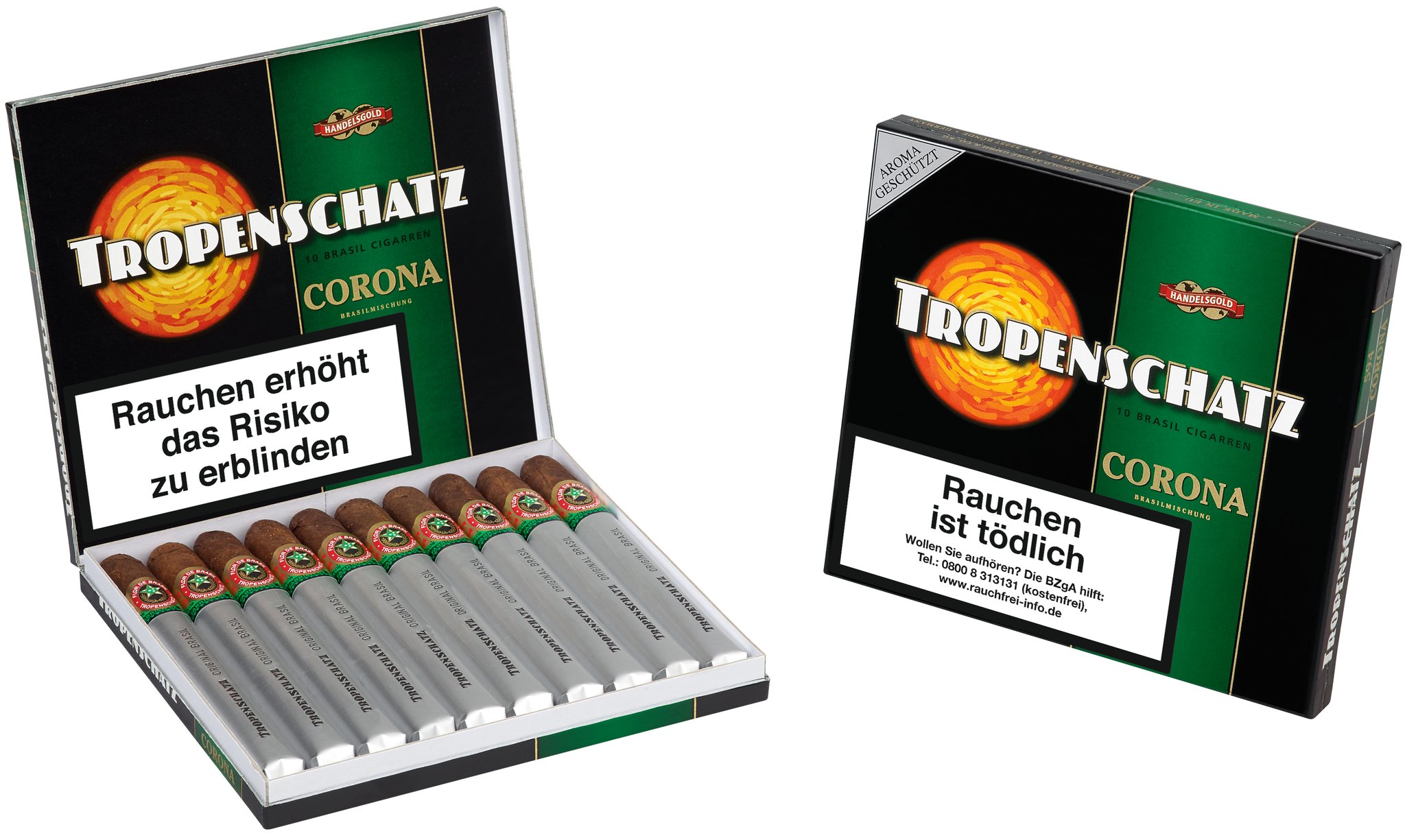 Handelsgold Tropenschatz Corona No. 594 Brasil Detailbild