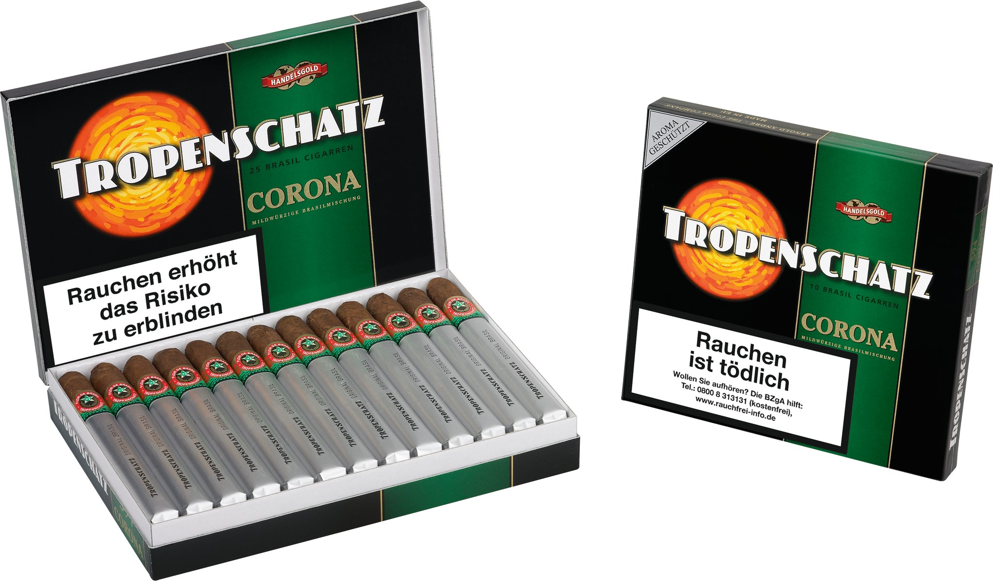 Handelsgold Tropenschatz Corona No. 594 Brasil Detailbild