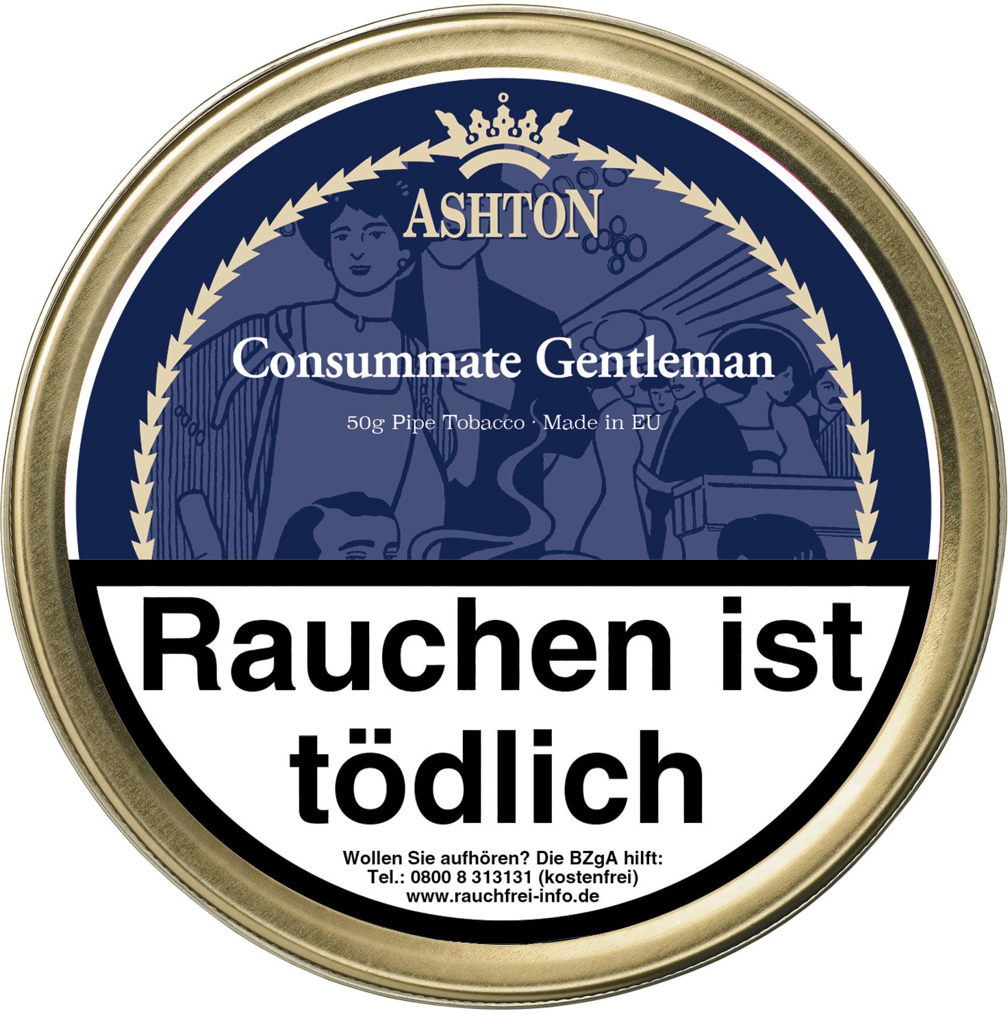 Ashton Pfeifentabak Consumate Gentlemen 50g Dose