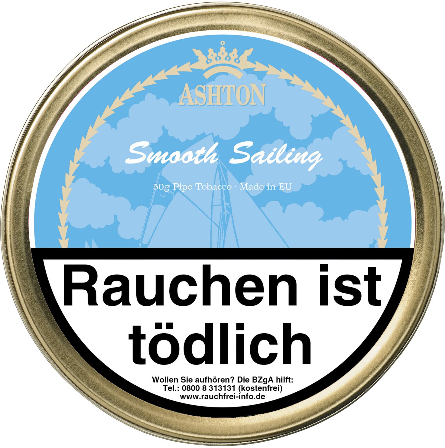 Ashton Pfeifentabak Smooth Sailing (Ashton No. 6) 50g Dose
