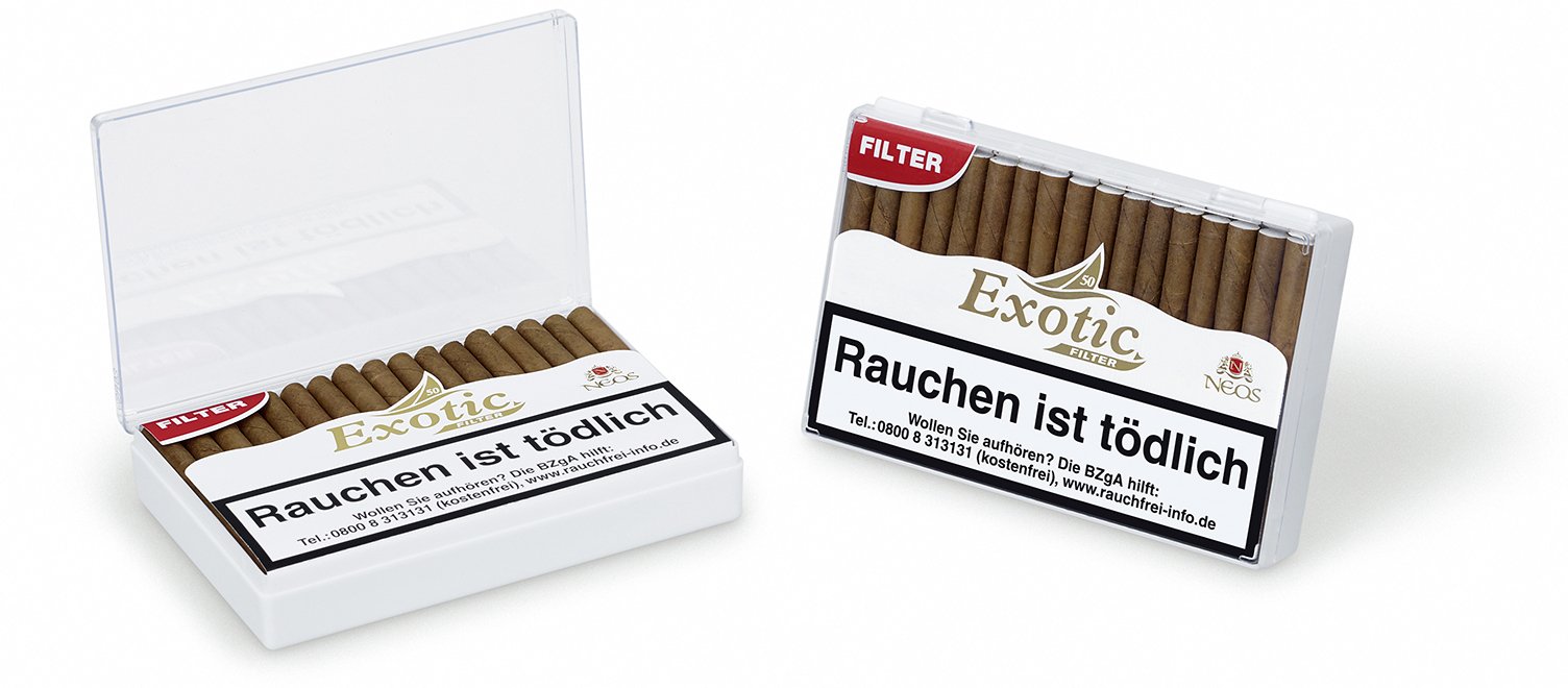 Neos Cigarillos Exotic Filter & Flavour 50er Packung Detailbild