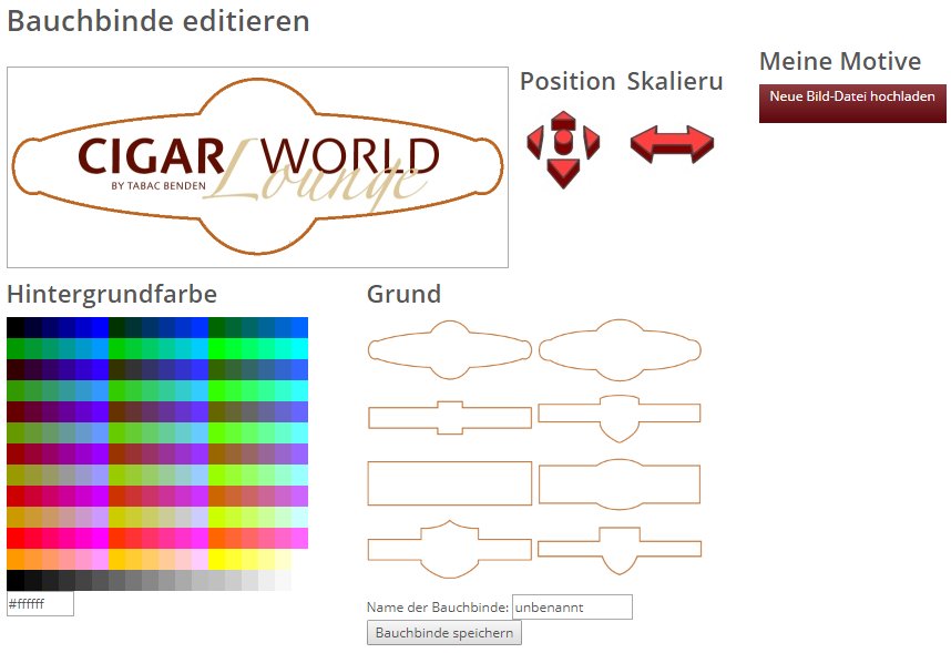 CIGARWORLD Private Label Bauchbinde Private Label Bauchbinde