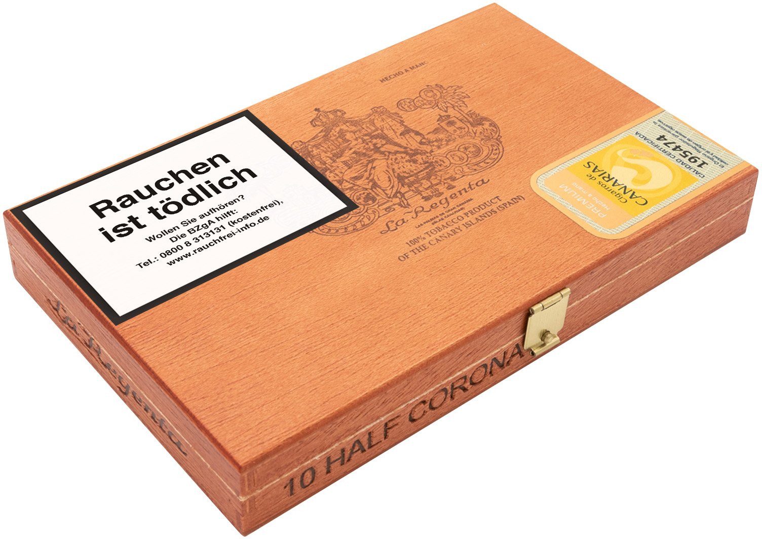 1921 Half Corona Kiste schräg