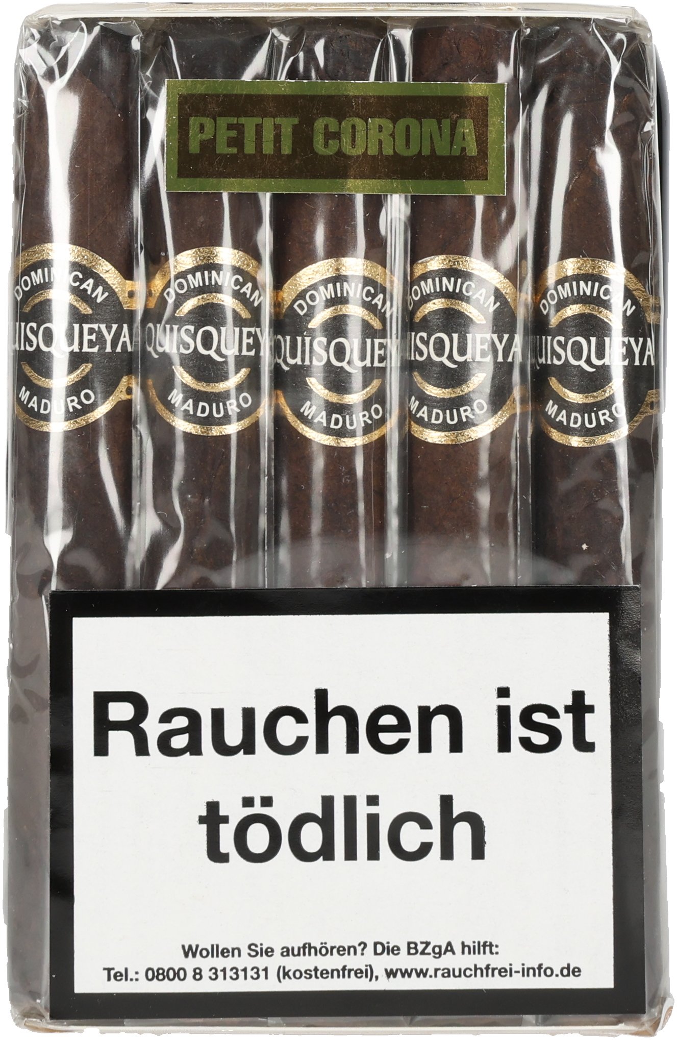 Maduro Petit Corona Bundle frontal