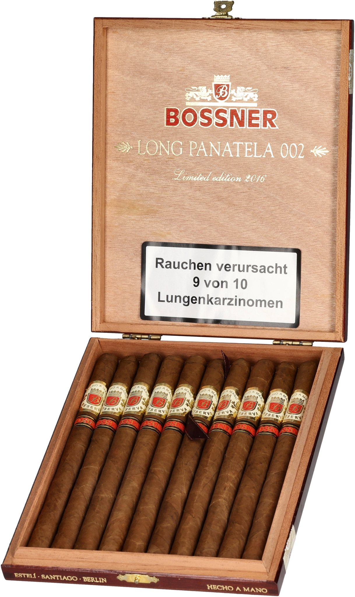 Bossner Classic Long Panatela 002 Kiste Offen