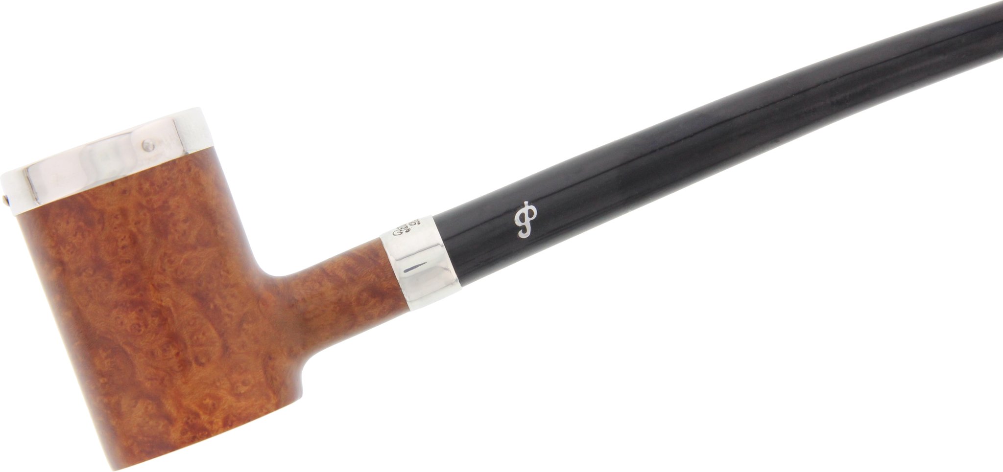 Peterson Churchwarden Churchwarden Braun - Tankard silver Cap Detailbild