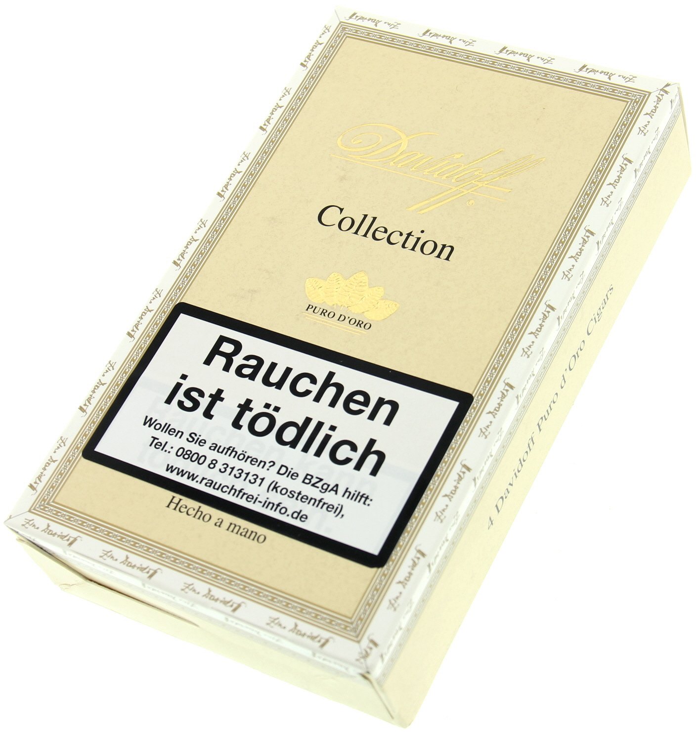 Davidoff Geschenkset Puro D’Oro Collection (4 Zigarren) Verpackung