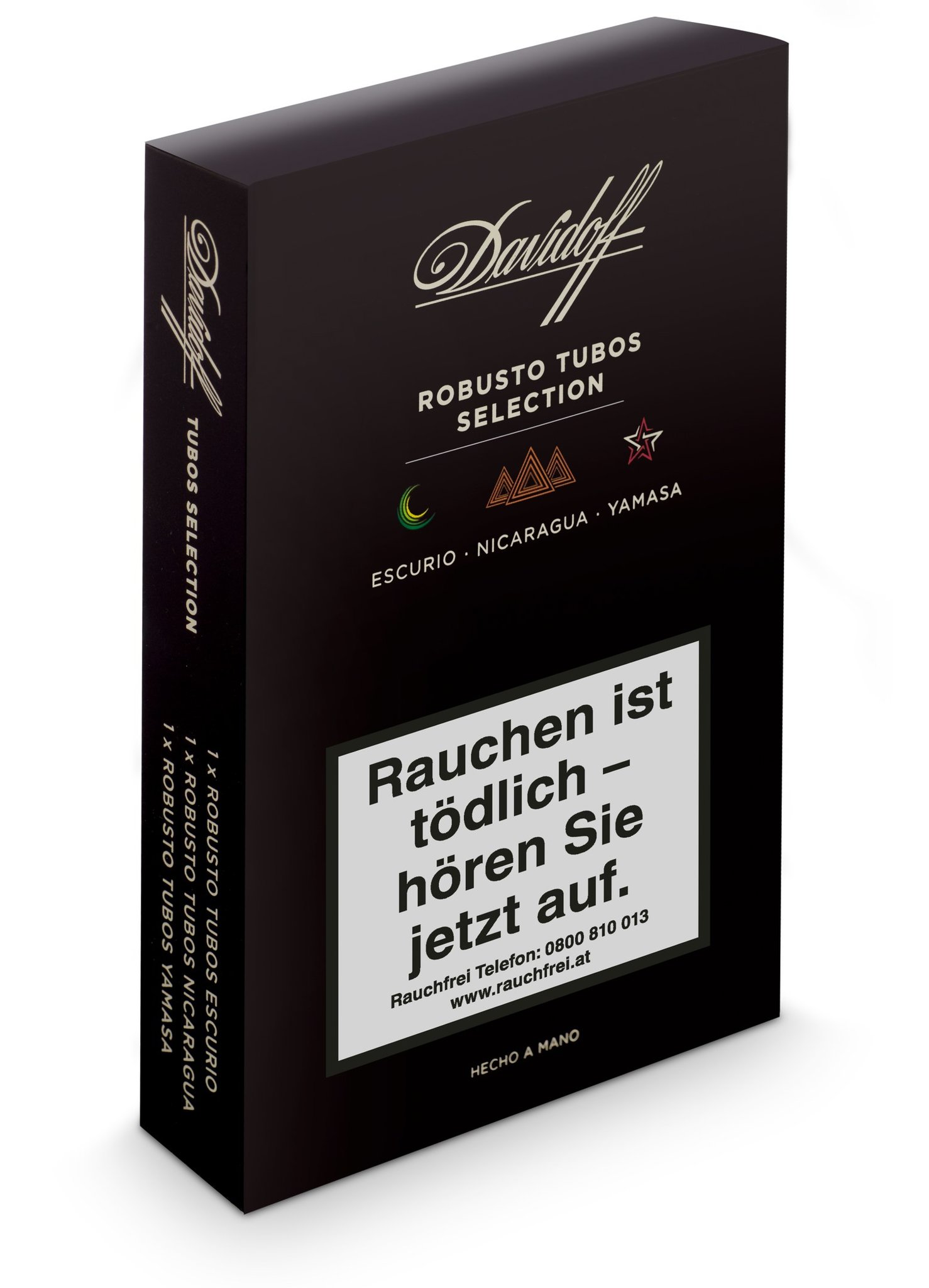 Davidoff Geschenksets Robusto Tubos Selection (3 Zigarren)