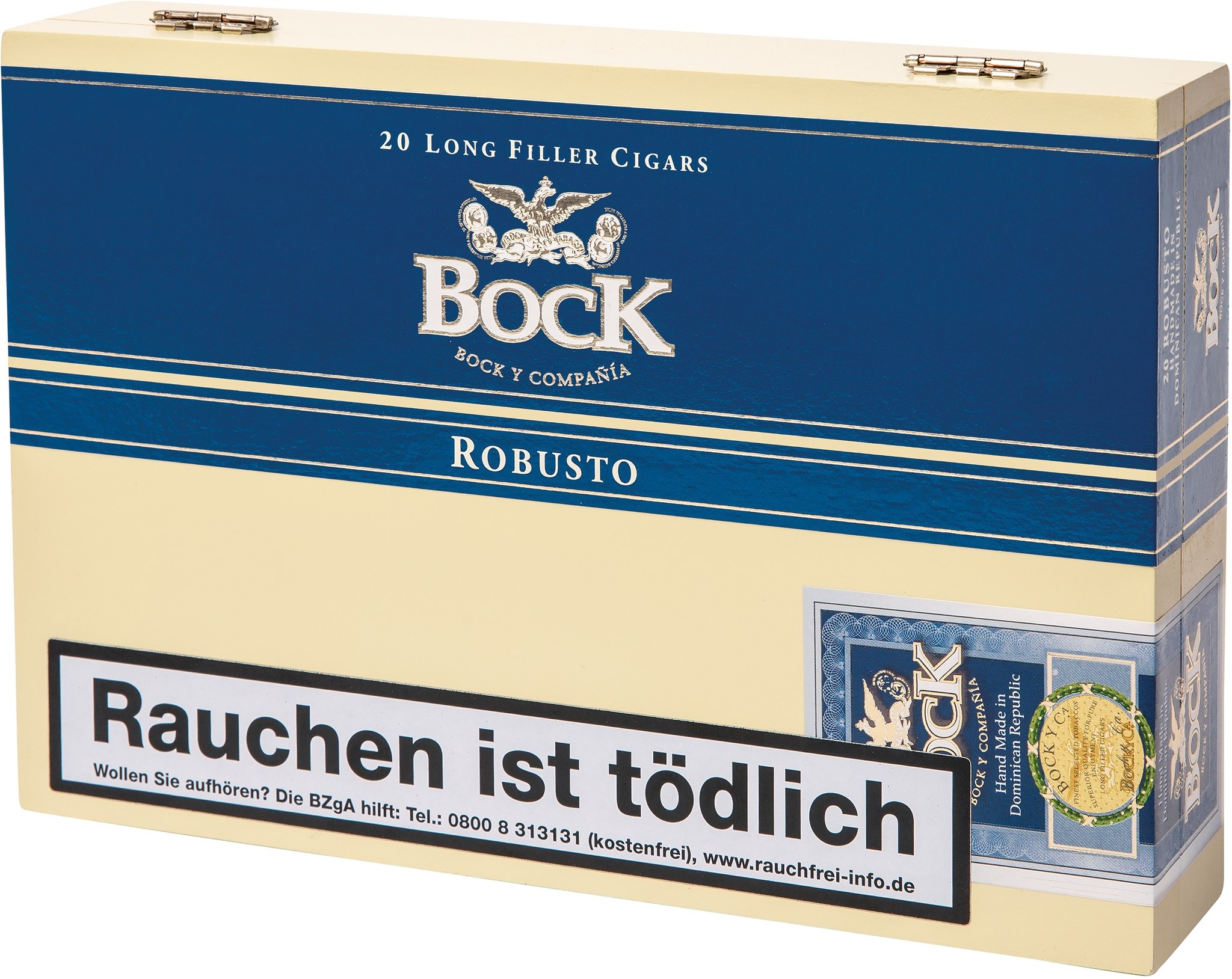 Bock y Ca. Robusto Kiste stehend