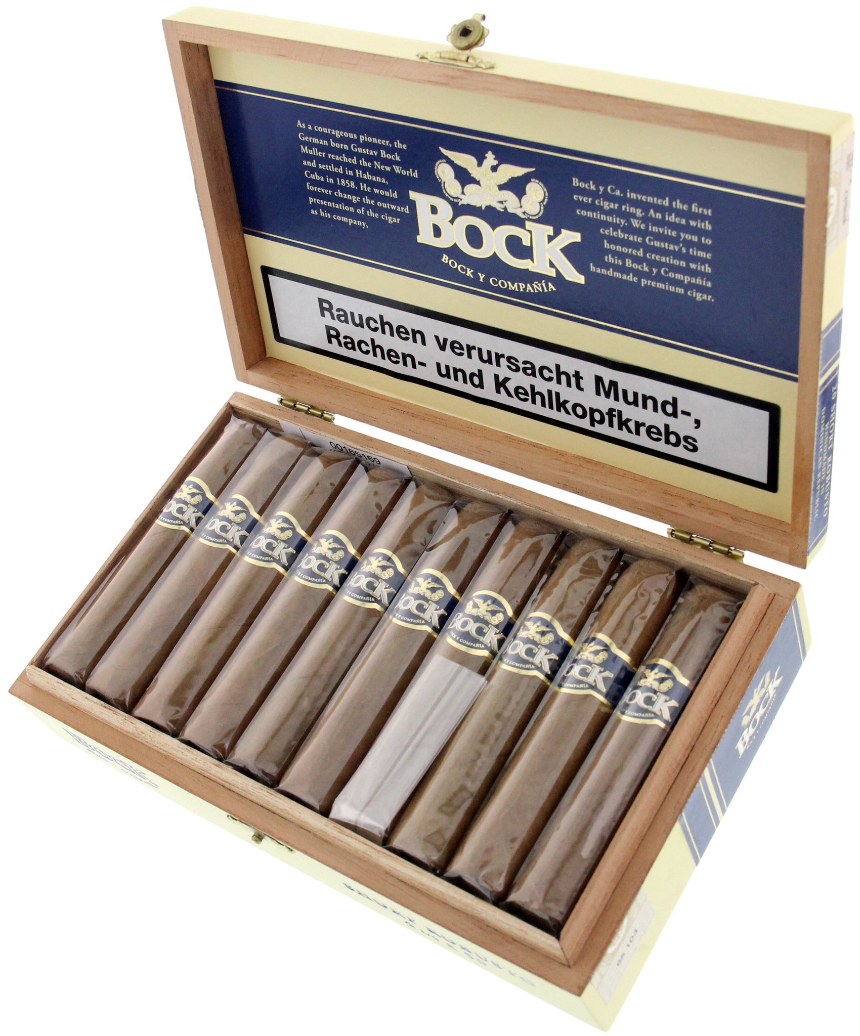 Bock y Ca. Short Robusto Kiste offen