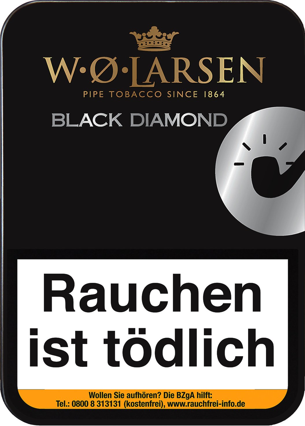 W.O. Larsen Pfeifentabak Black Diamond Dose 100g