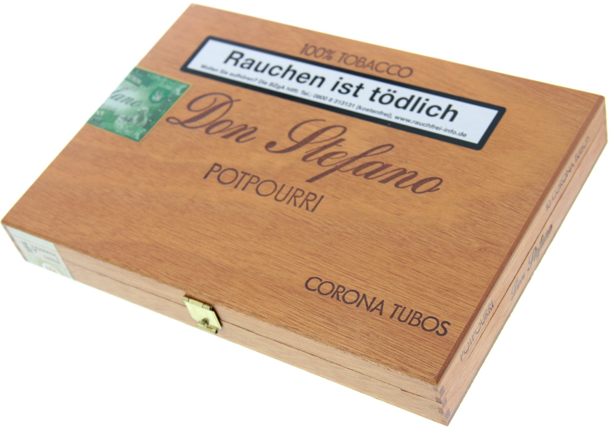 Don Stefano Probierpakete Potpourri Corona Tubos (10er Packung) offen